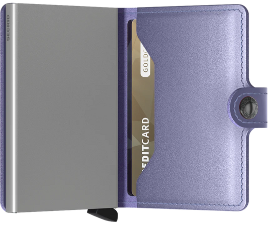 Miniwallet Metallic Lila