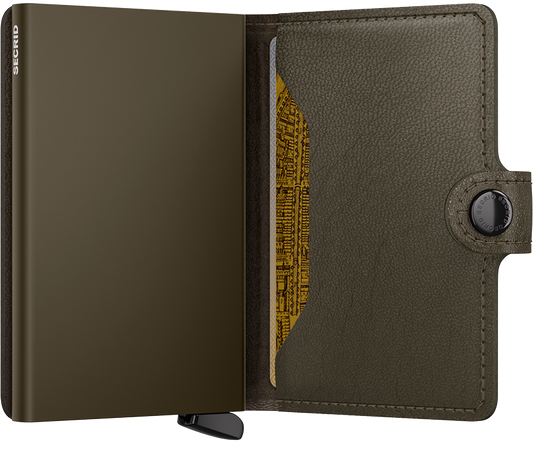 Premium Miniwallet Embossed Lines Cedar +